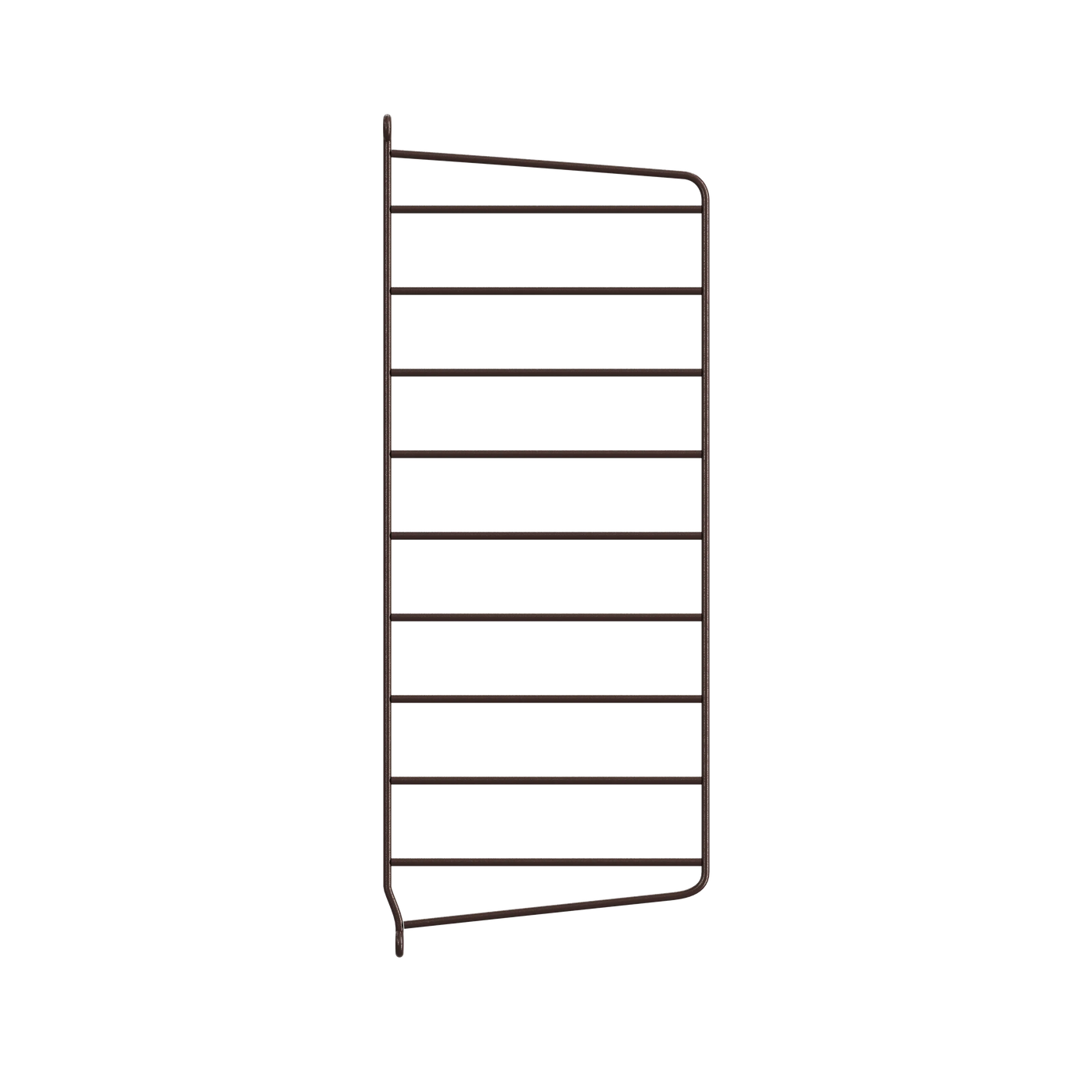 Montant mural String System — Brun foncé · H 50 × P 20 cm · À l'unité