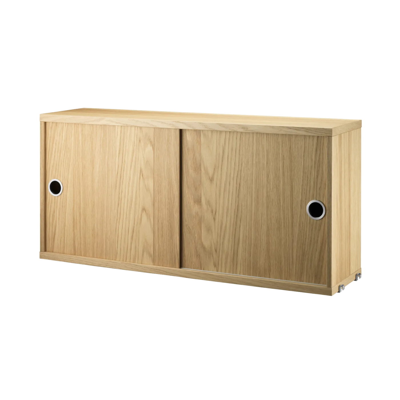 Armoire String System portes coulissantes — Chêne · 78 × 37 × 20 cm