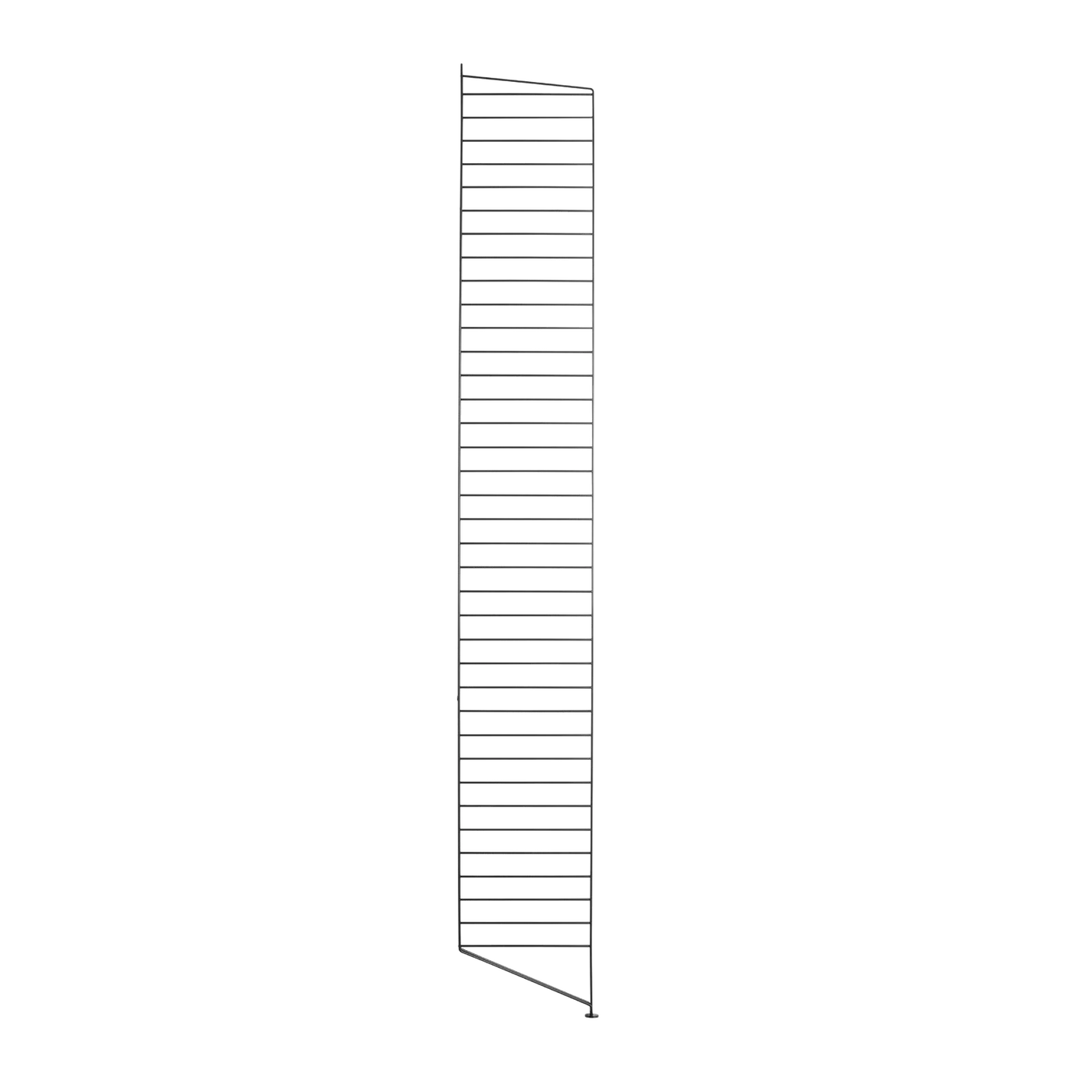Montant au sol String System — Noir · H 200 × P 30 cm · À l'unité