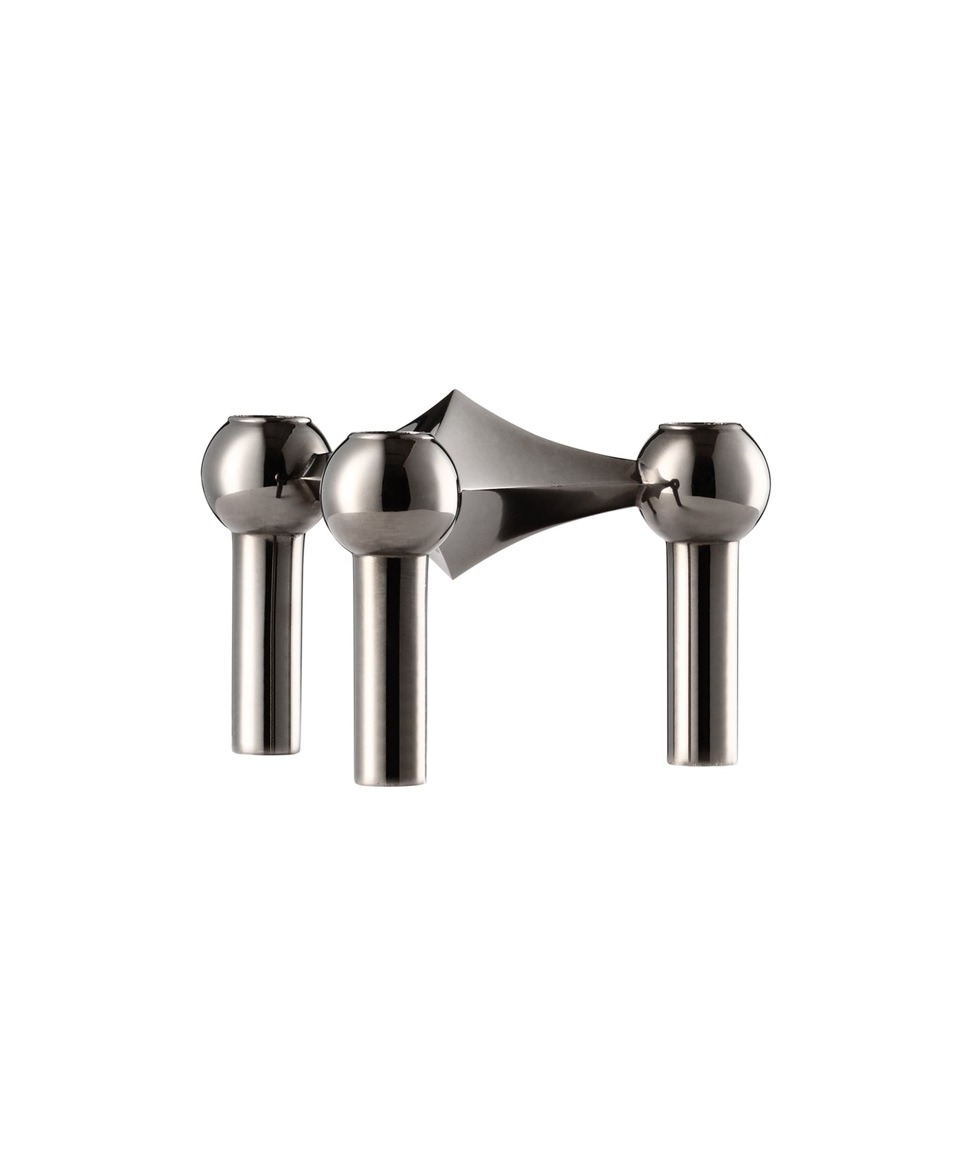 Bougeoir Nagel, Chromé noir, Unité