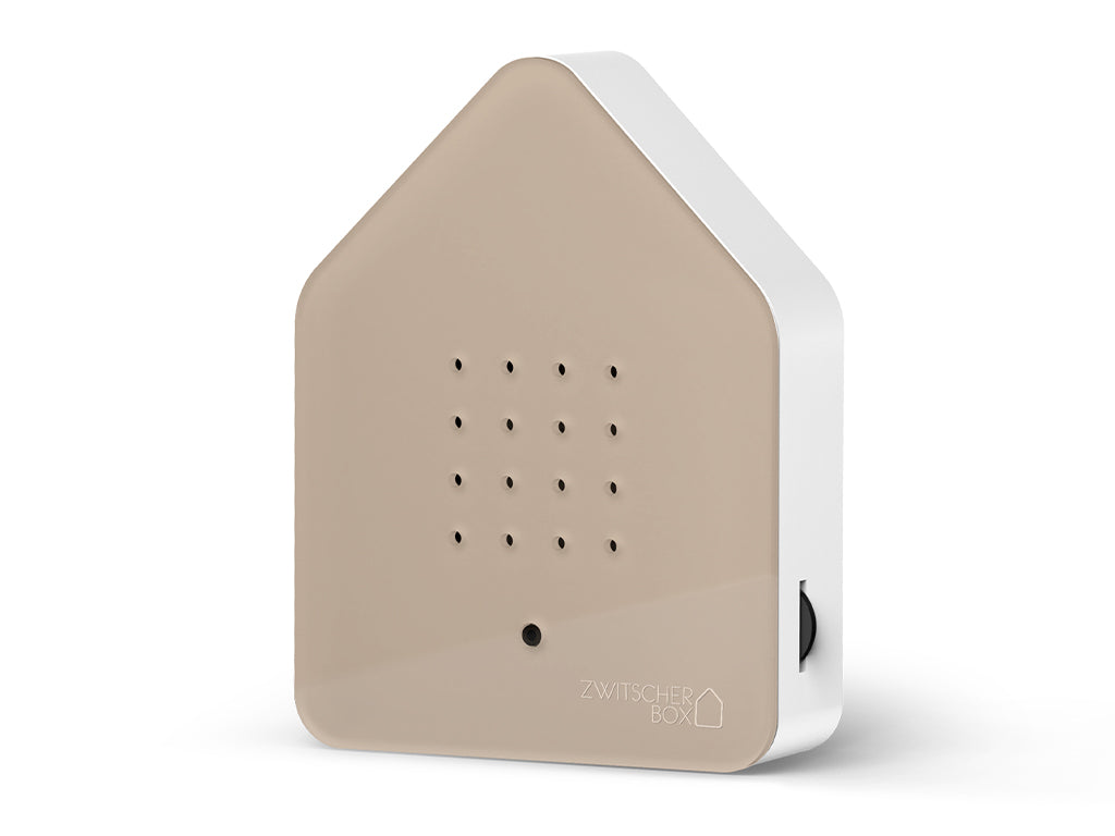 Boîte sonore Zwitscherbox Plastique, Taupe