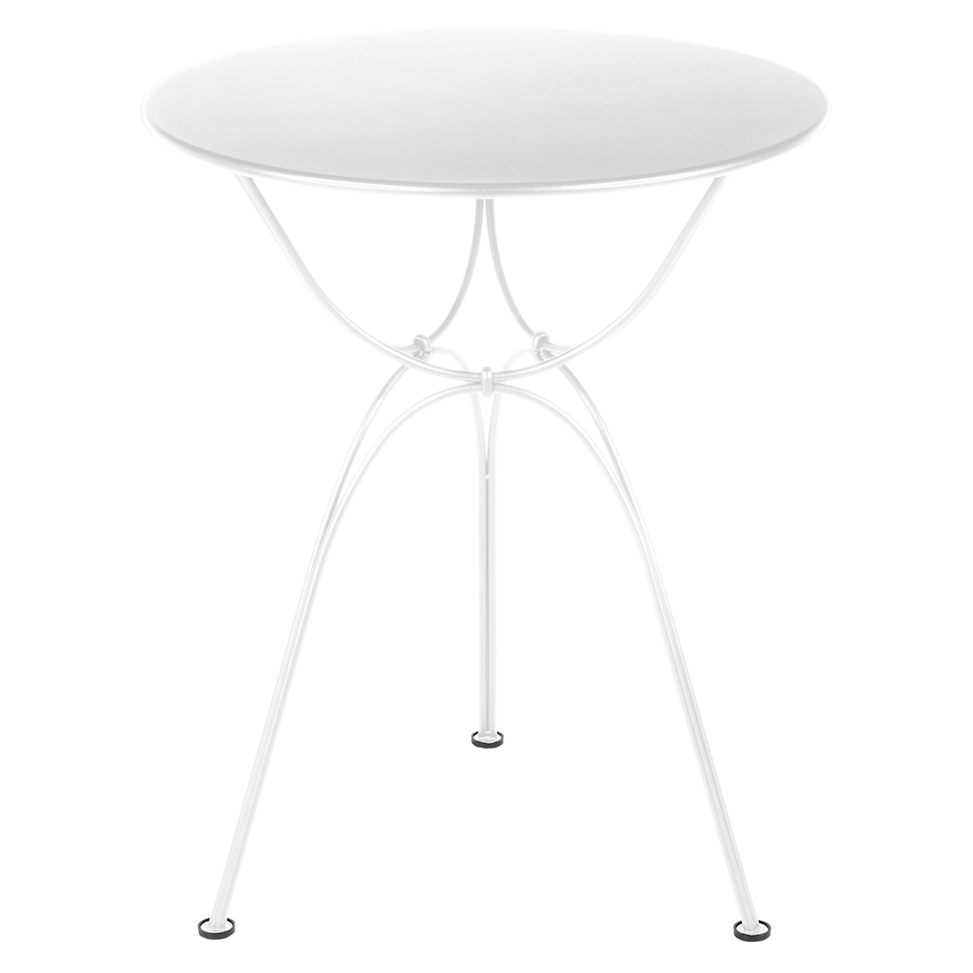 Table Airloop Ø 60 cm — Blanc coton