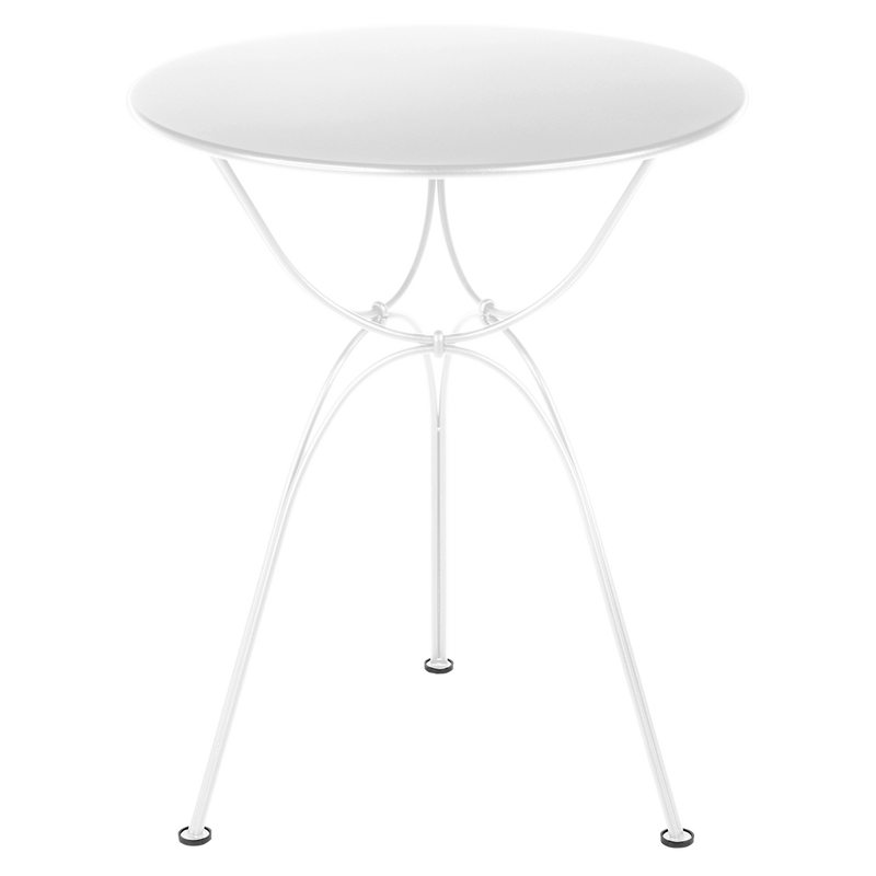 Table Airloop Ø 60 cm — Blanc coton