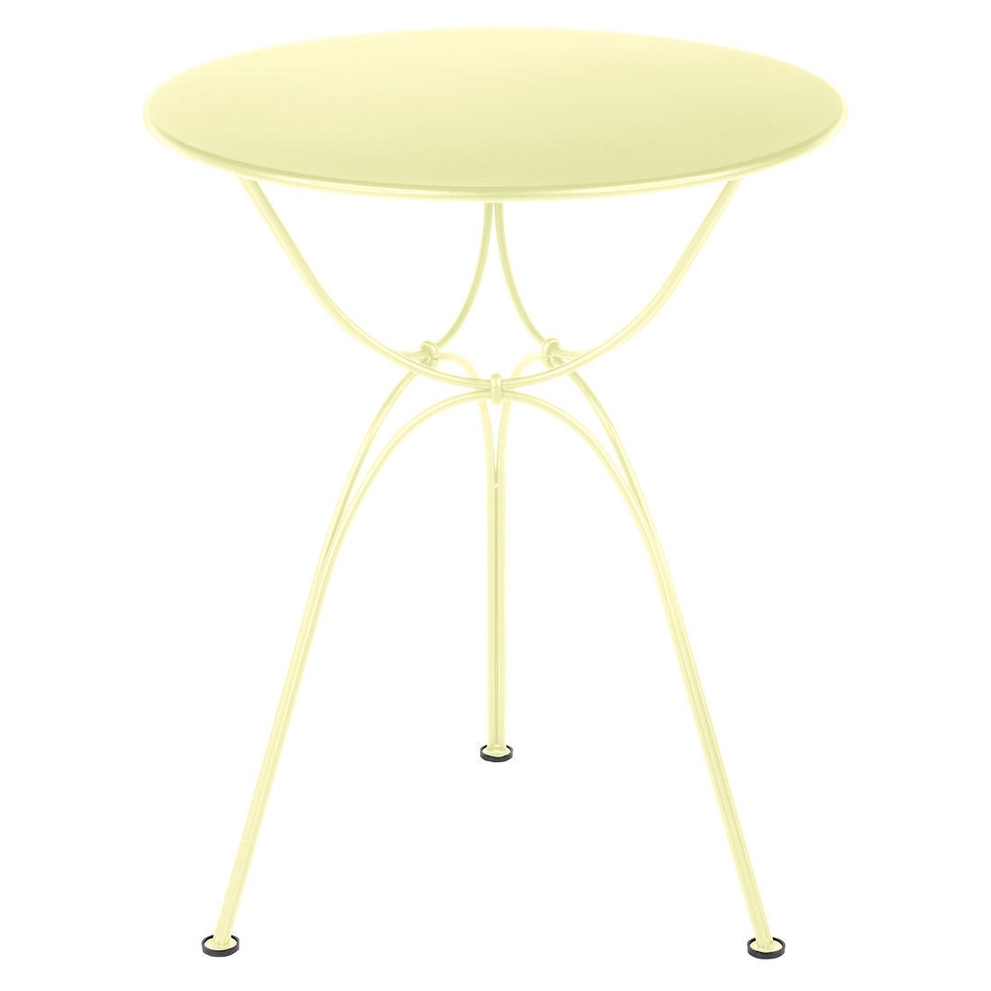Table Airloop Ø 60 cm — Citron givré