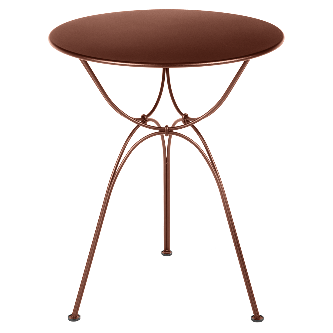 Table Airloop Ø 60 cm — Ocre rouge