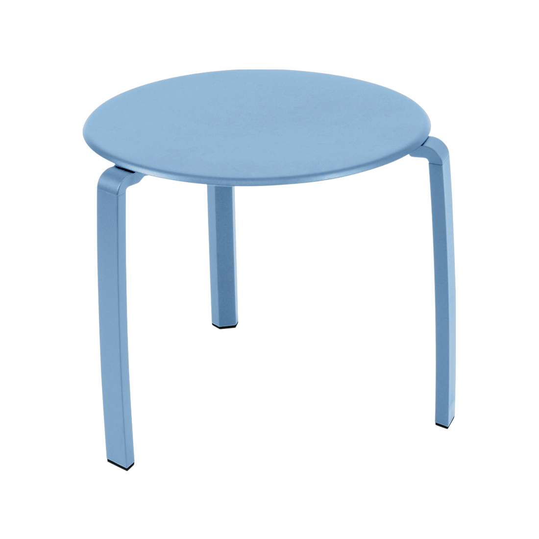 Table basse Alizé Ø 48 cm — Bleu maya