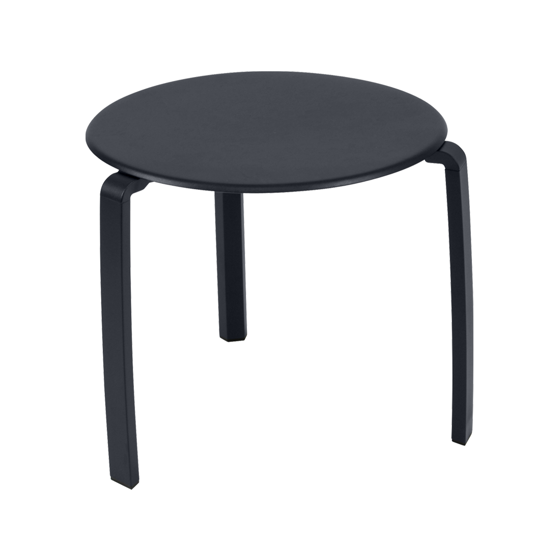 Table basse Alizé Ø 48 cm — Carbone