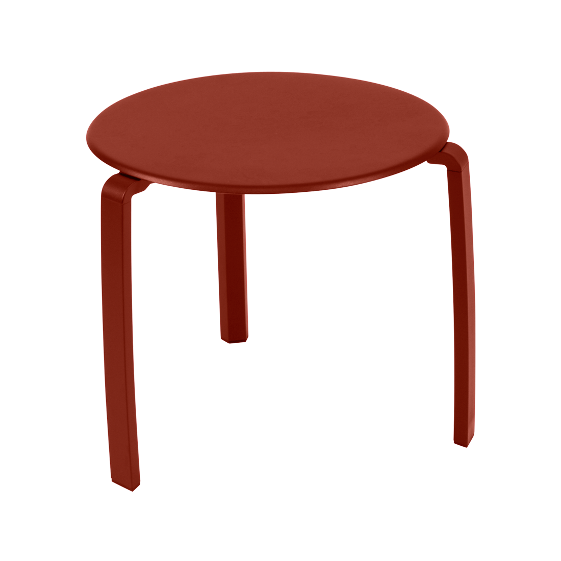 Table basse Alizé Ø 48 cm — Ocre rouge
