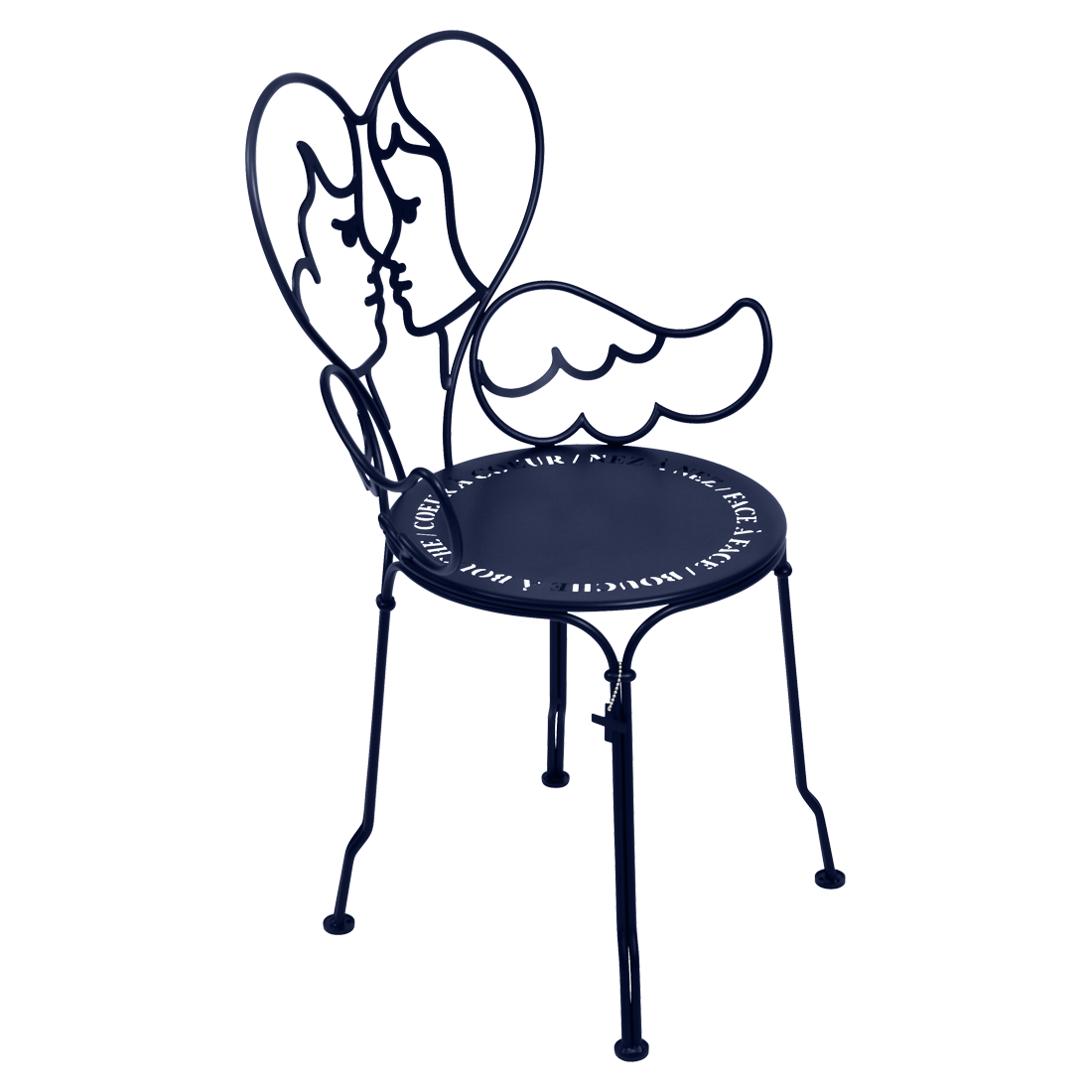 Chaise Ange — Bleu abysse