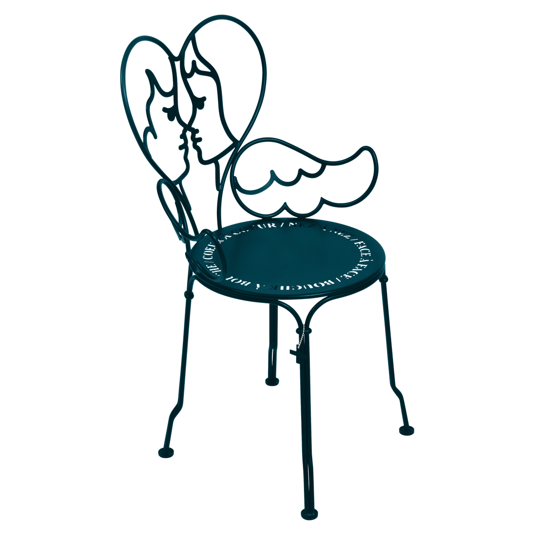 Chaise Ange — Bleu acapulco