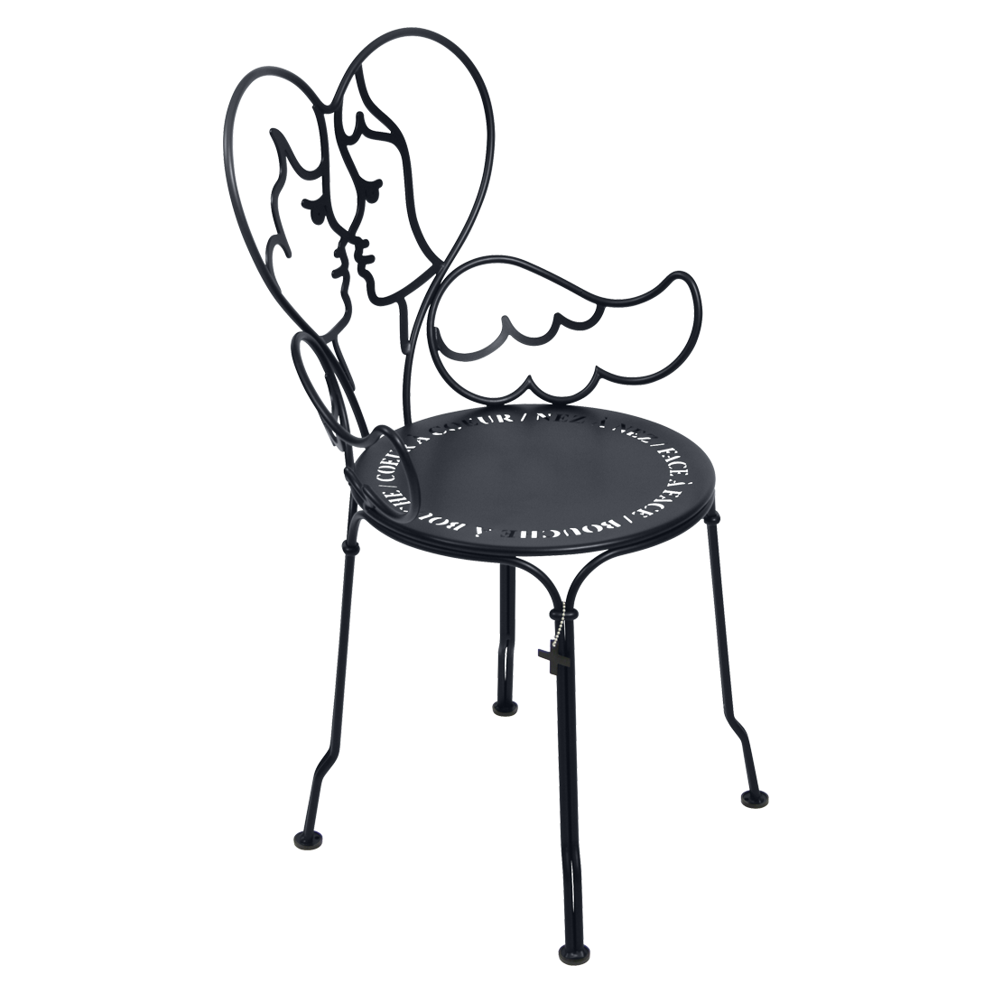 Chaise Ange — Carbone
