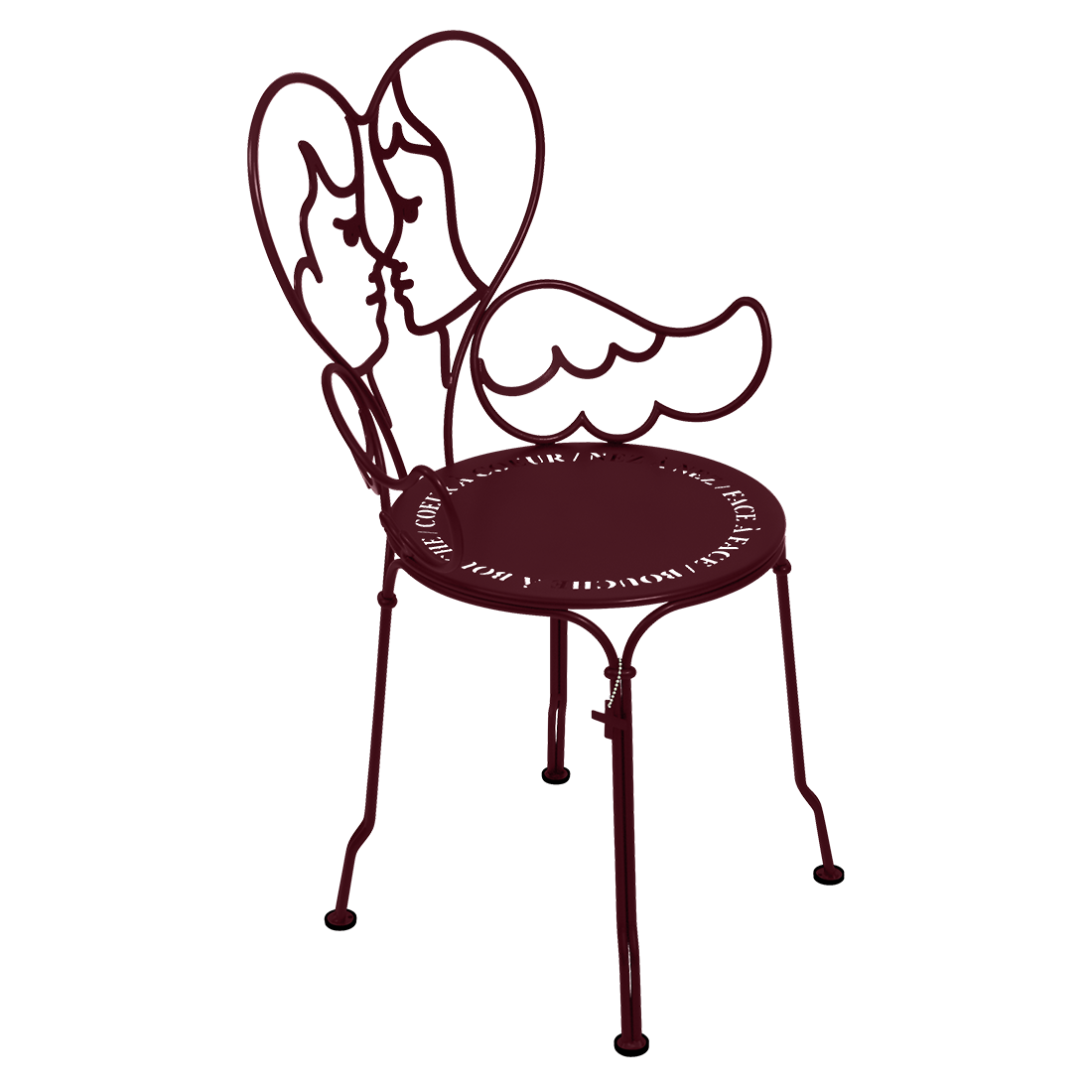 Chaise Ange — Cerise noire