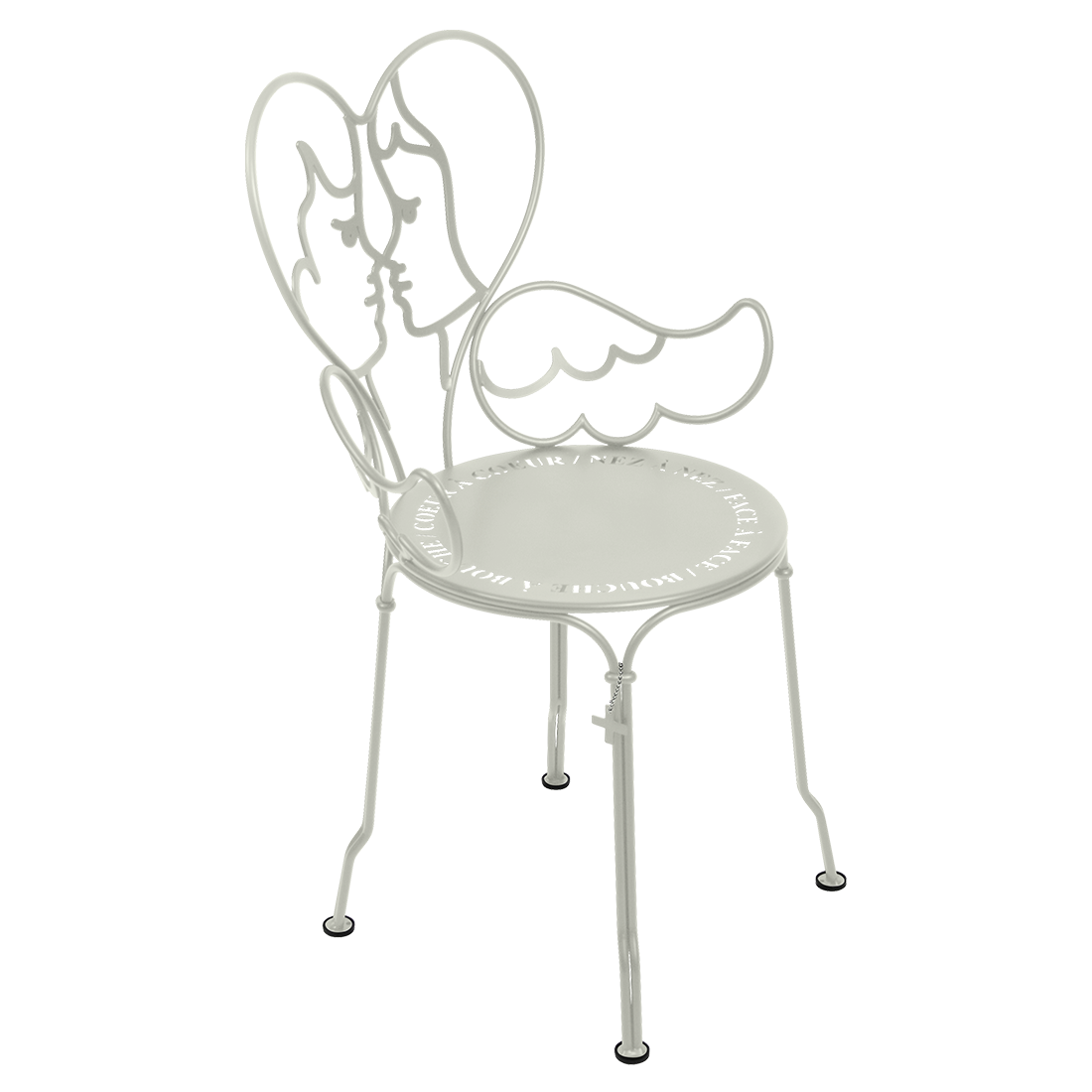 Chaise Ange — Gris argile