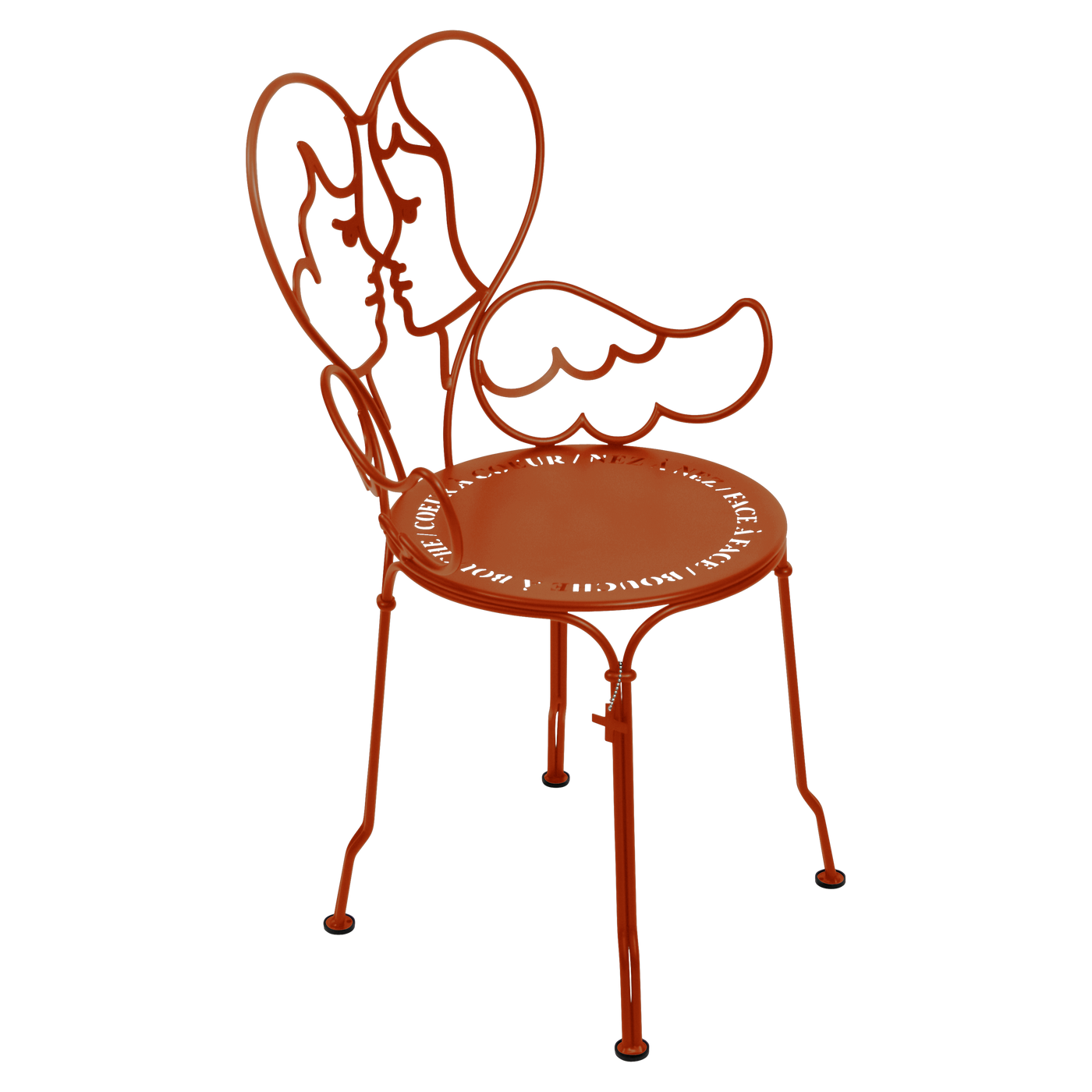 Chaise Ange — Orange confite
