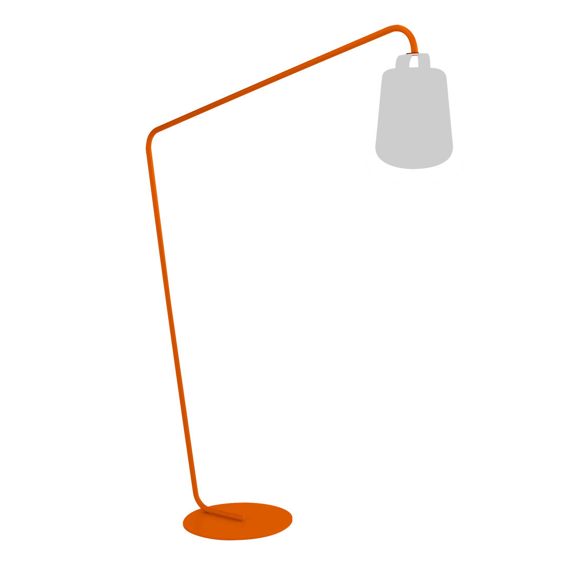 Lampe Balad Pied Déporté — Orange confite