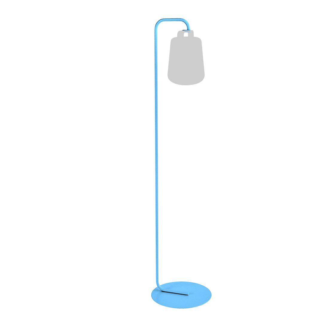 Lampe Balad Pied Simple — Bleu maya