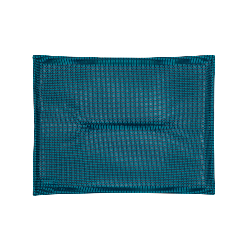 Coussin Basics Bistro 38 x 28 cm — Stéréo Bleu acapulco