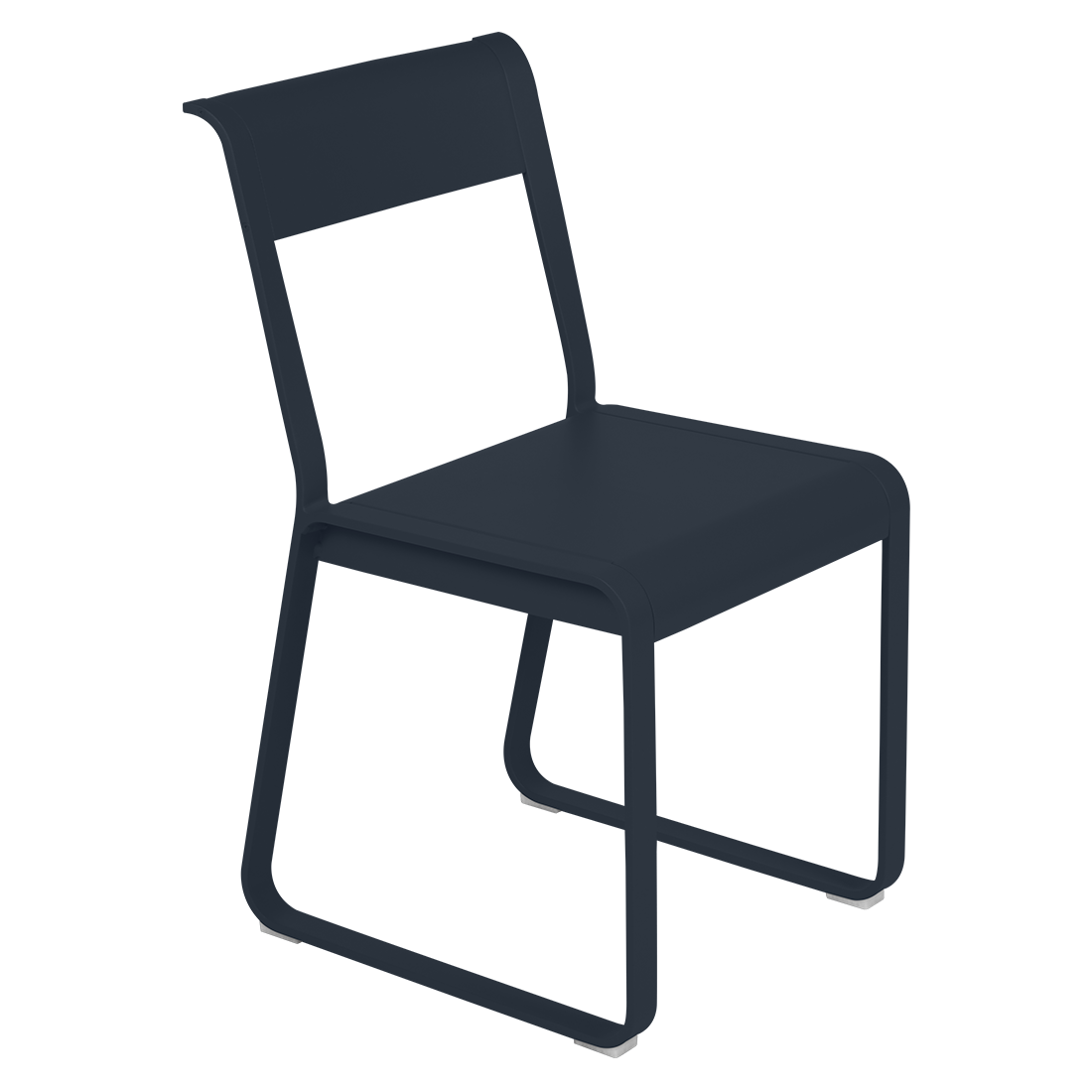 Chaise Bellevie V2 cm — Bleu abysse