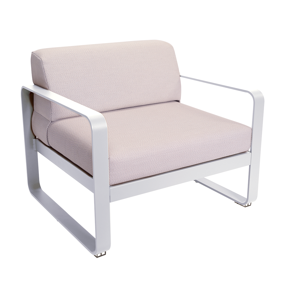 Fauteuil Bellevie — Blanc coton · Perle