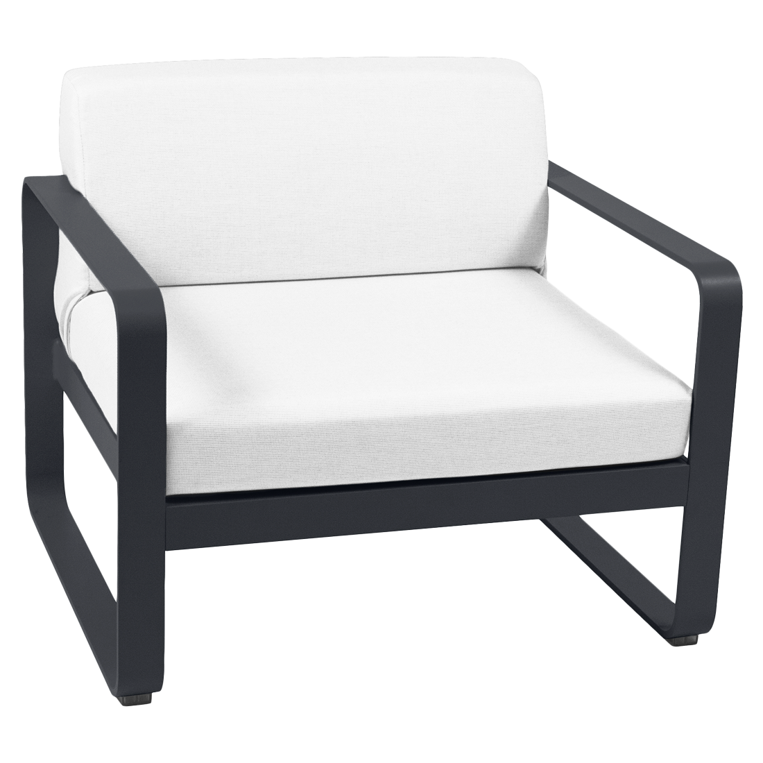 Fauteuil Bellevie — Carbone · Blanc grisé