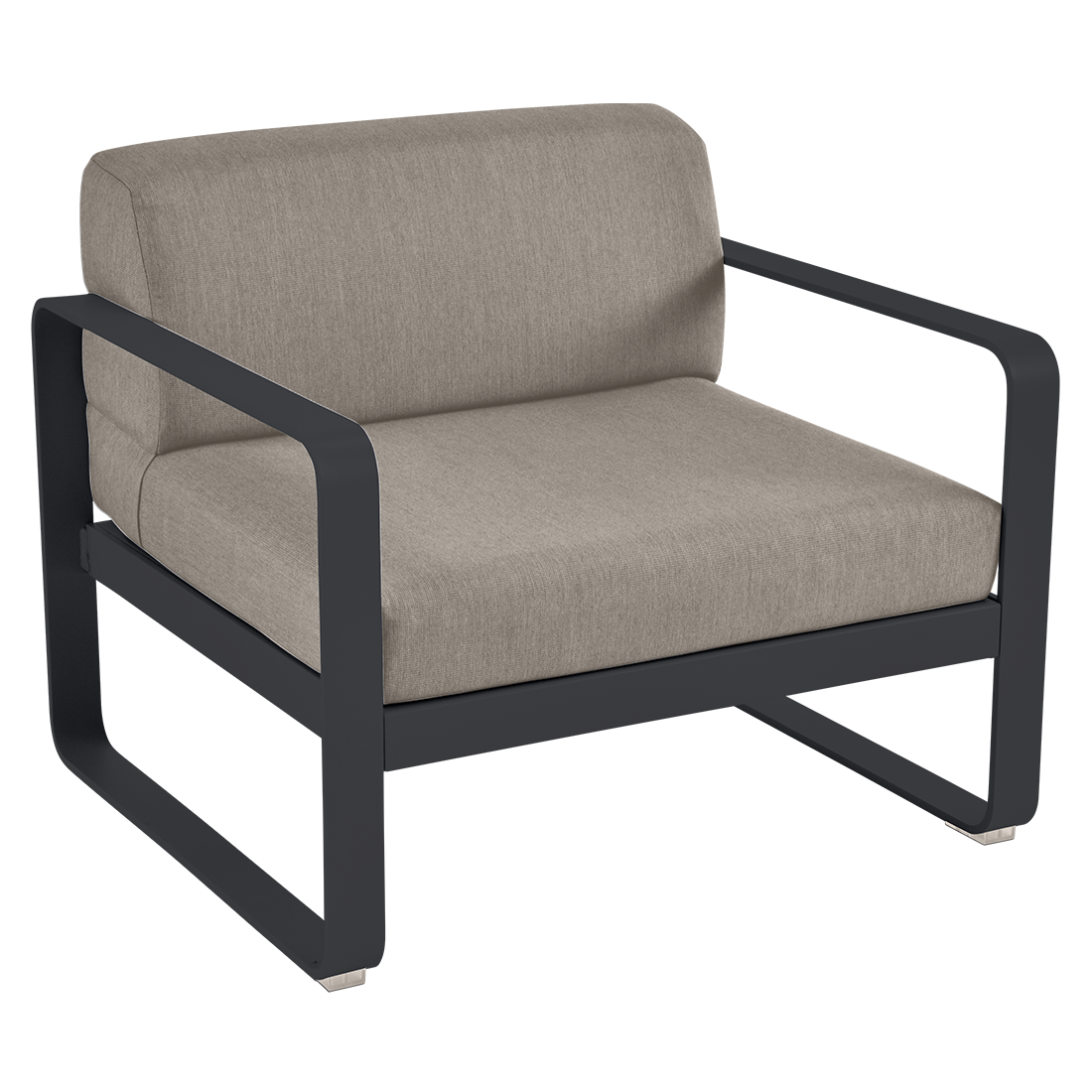 Fauteuil Bellevie — Carbone · Taupe grisé