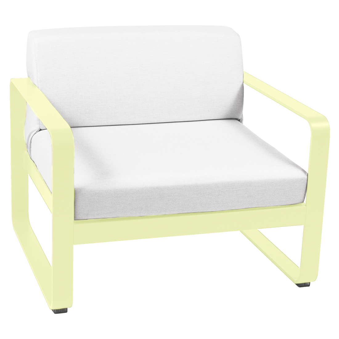 Fauteuil Bellevie — Citron givré · Blanc grisé