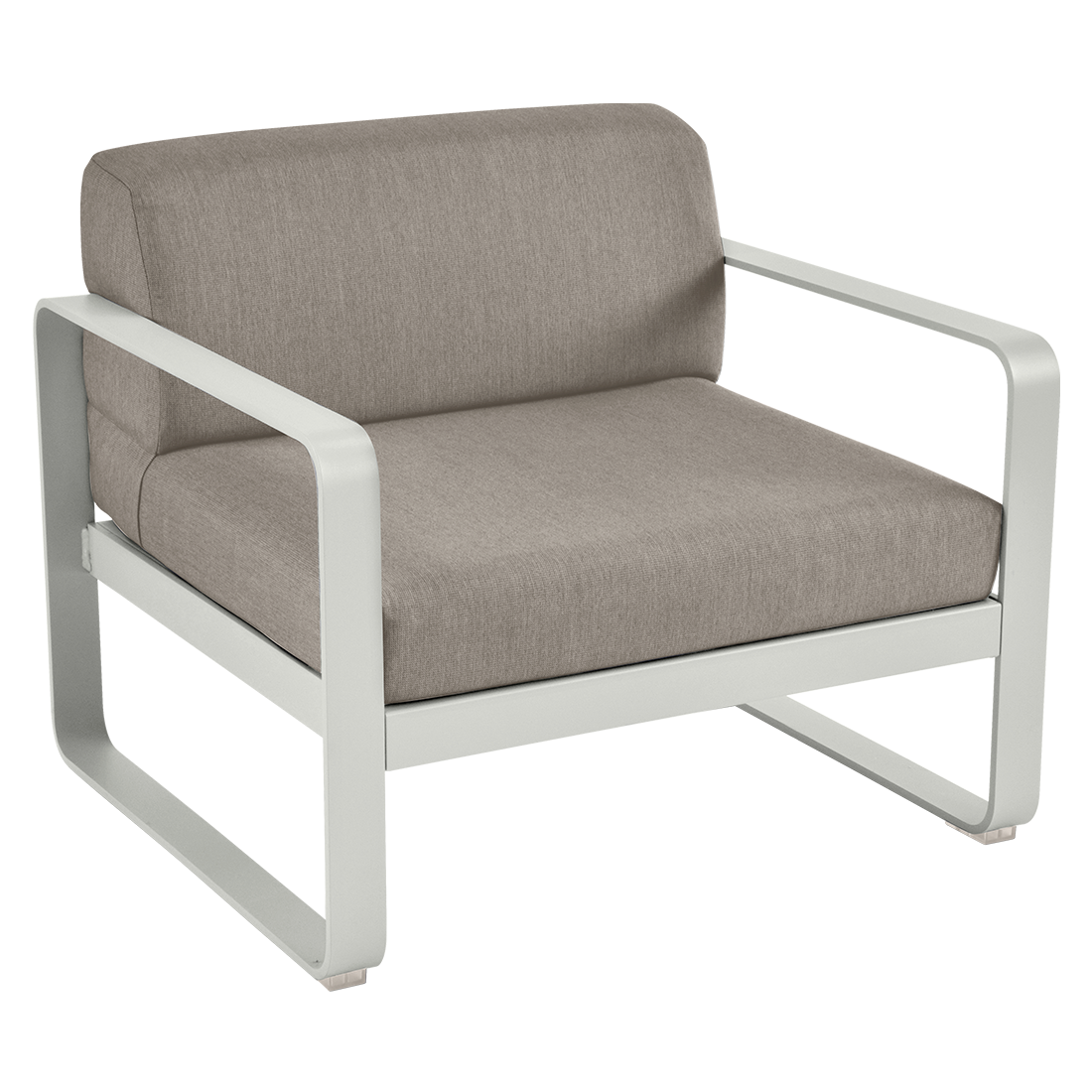 Fauteuil Bellevie — Gris argile · Taupe grisé