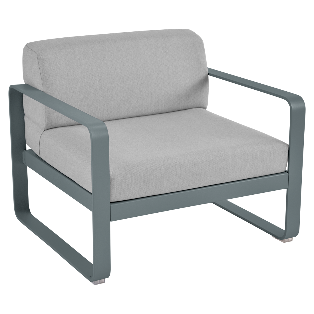 Fauteuil Bellevie — Gris orage · Gris flanelle