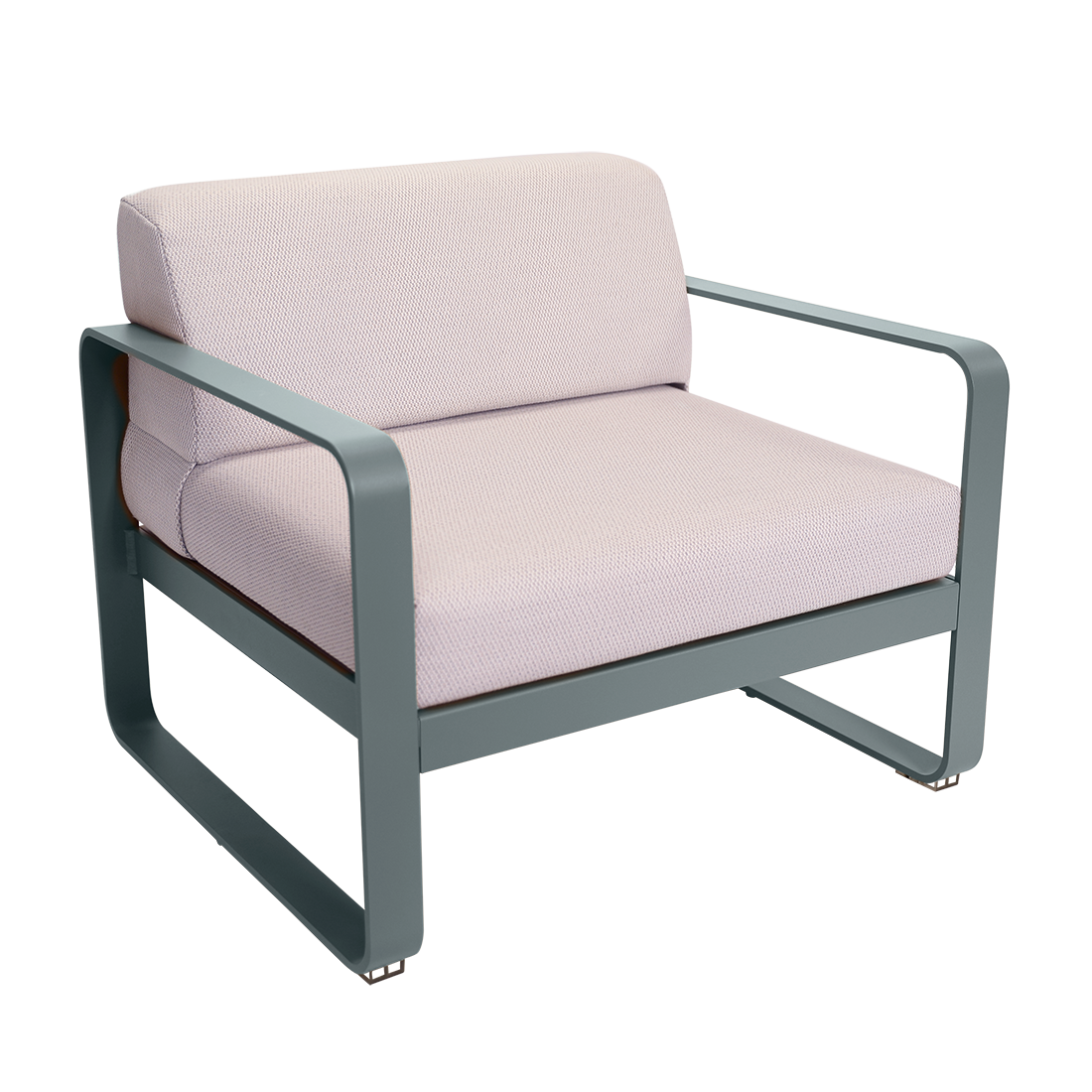 Fauteuil Bellevie — Gris orage · Perle
