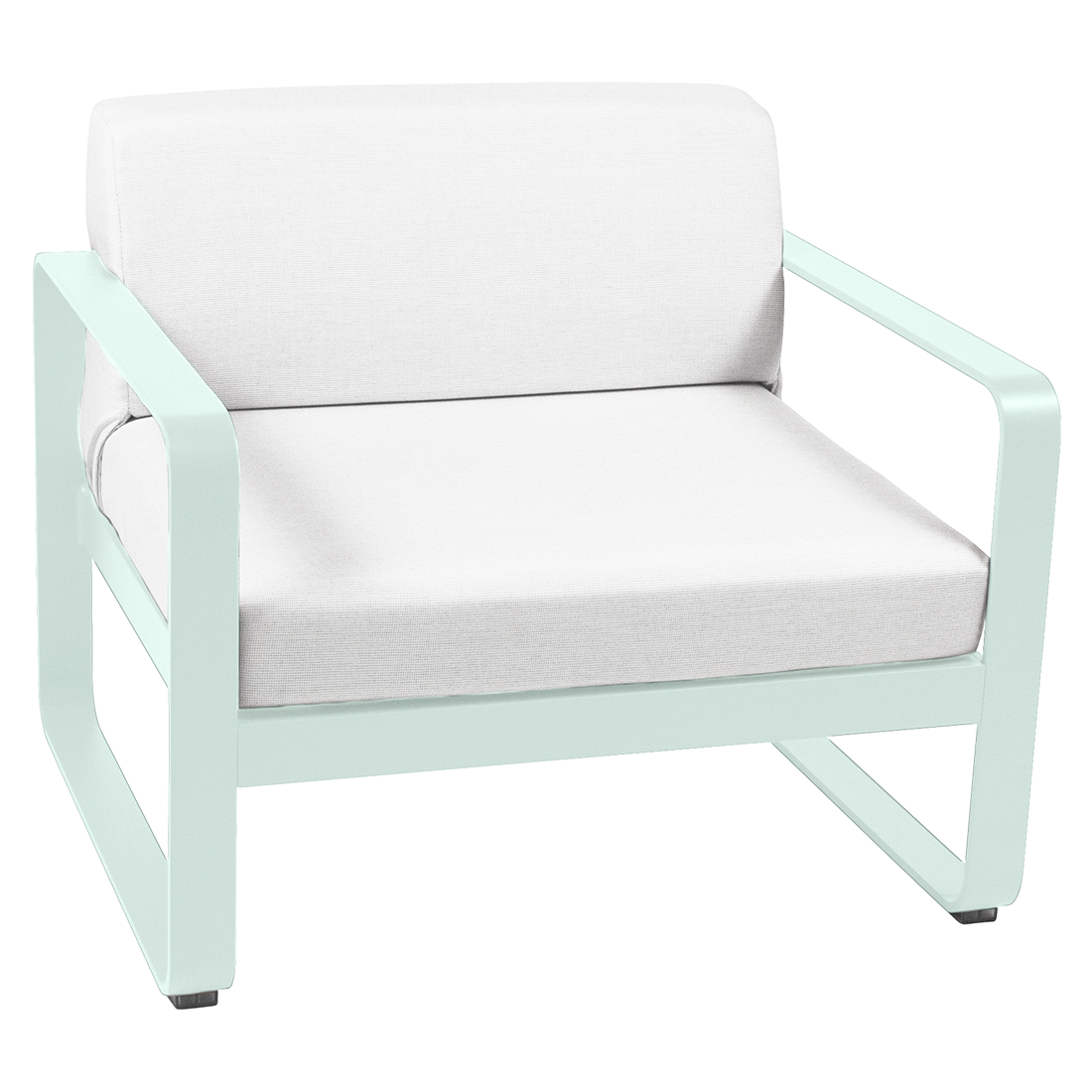 Fauteuil Bellevie — Menthe glaciale · Blanc grisé