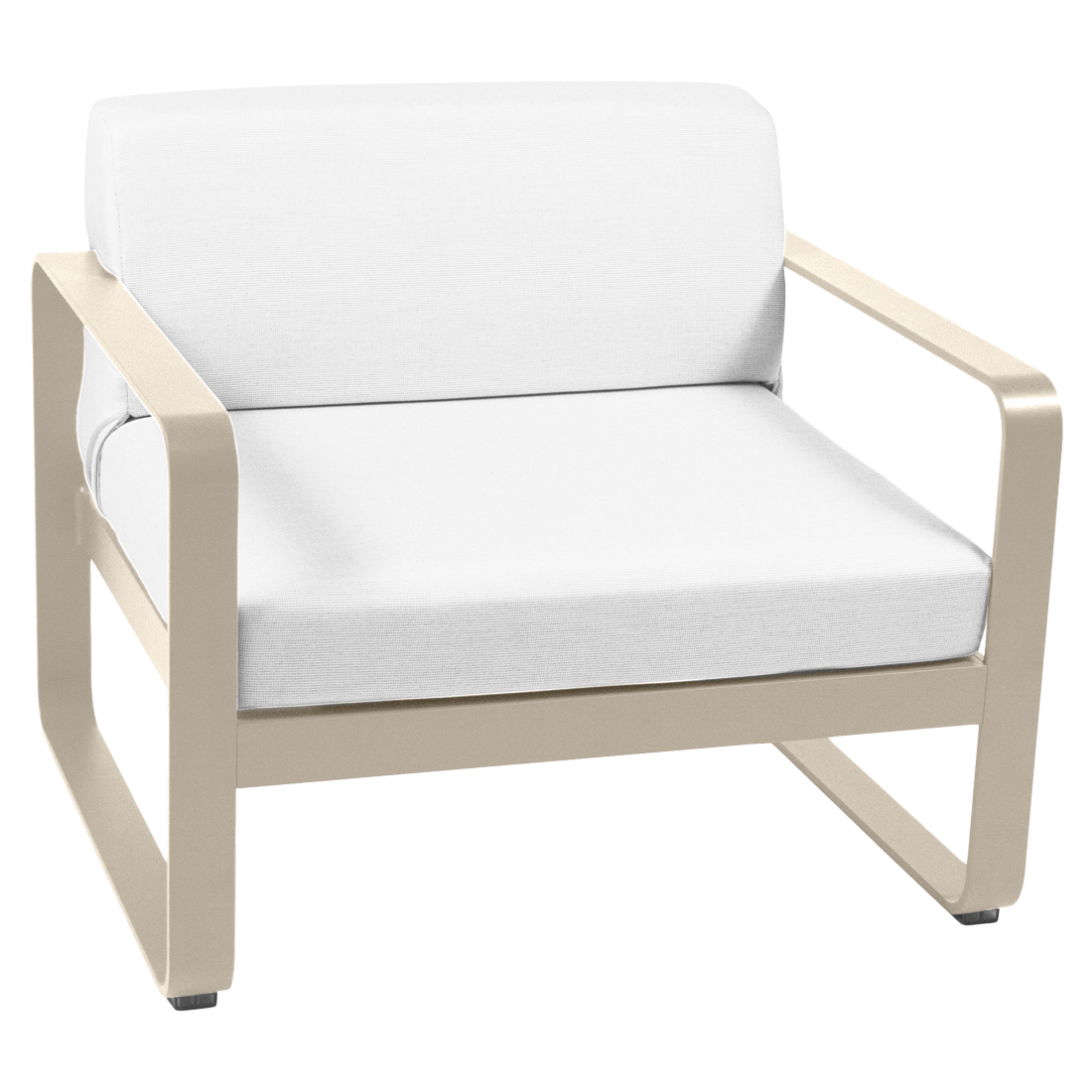 Fauteuil Bellevie — Muscade · Blanc grisé