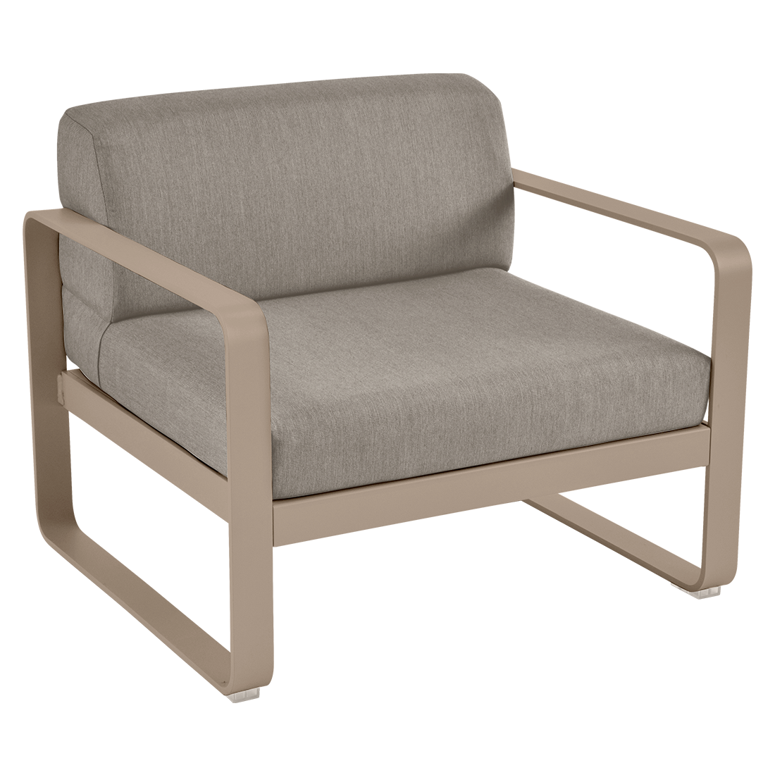 Fauteuil Bellevie — Muscade · Taupe grisé