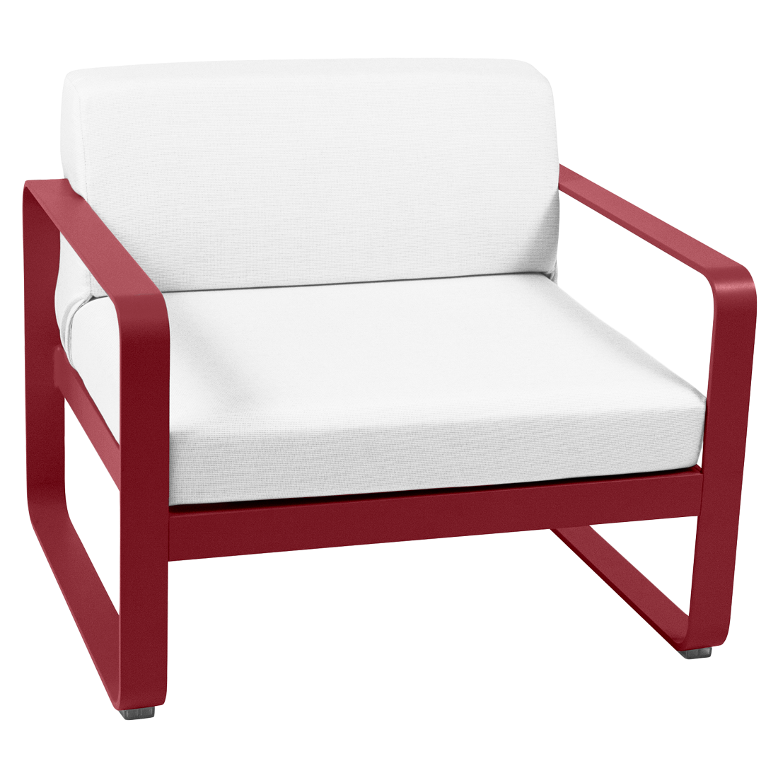 Fauteuil Bellevie — Piment · Blanc grisé