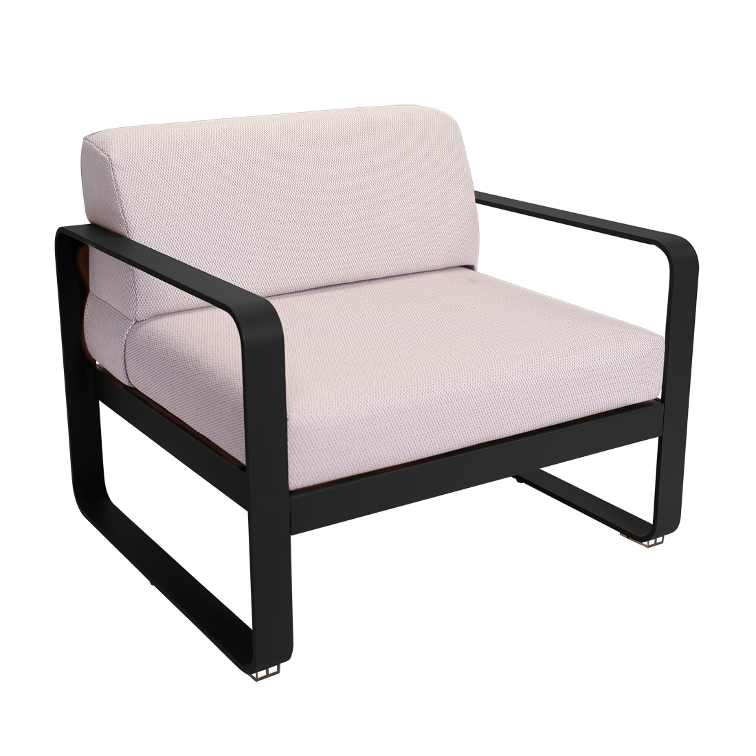 Fauteuil Bellevie — Réglisse · Perle