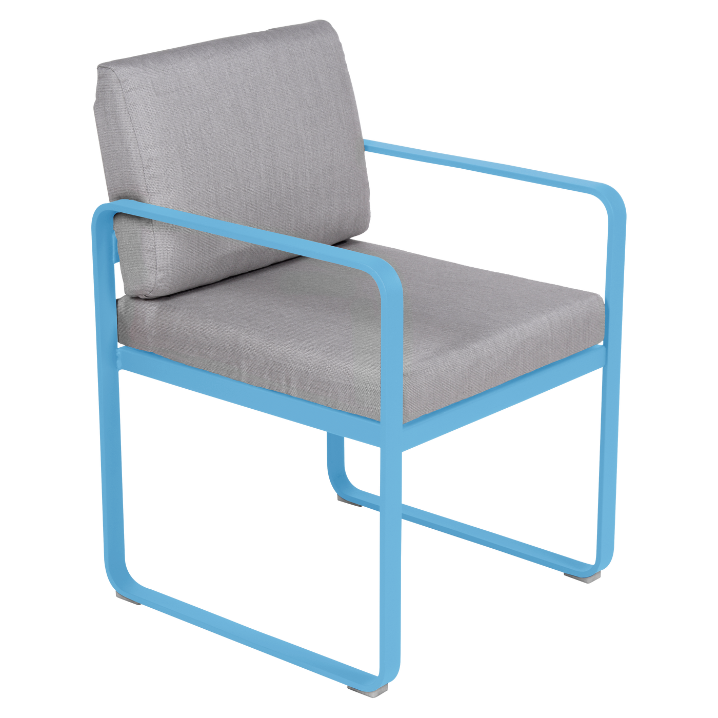 Fauteuil Bellevie Repas — Bleu maya · Gris flanelle