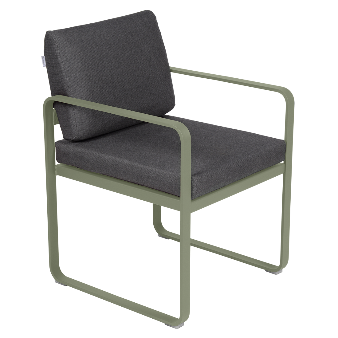 Fauteuil Bellevie Repas — Cactus · Gris graphite