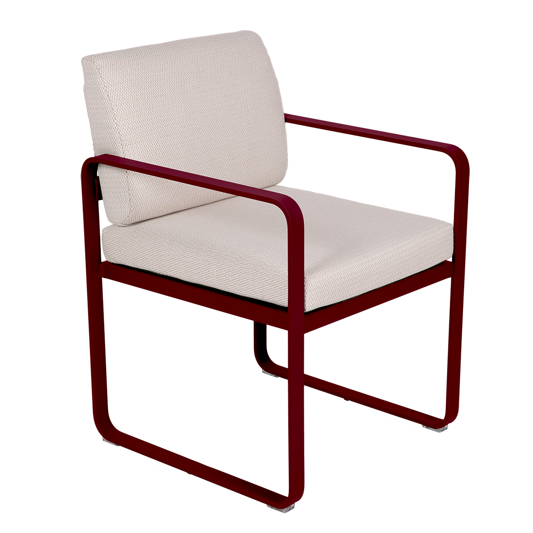 Fauteuil Bellevie Repas — Cerise noire · Perle