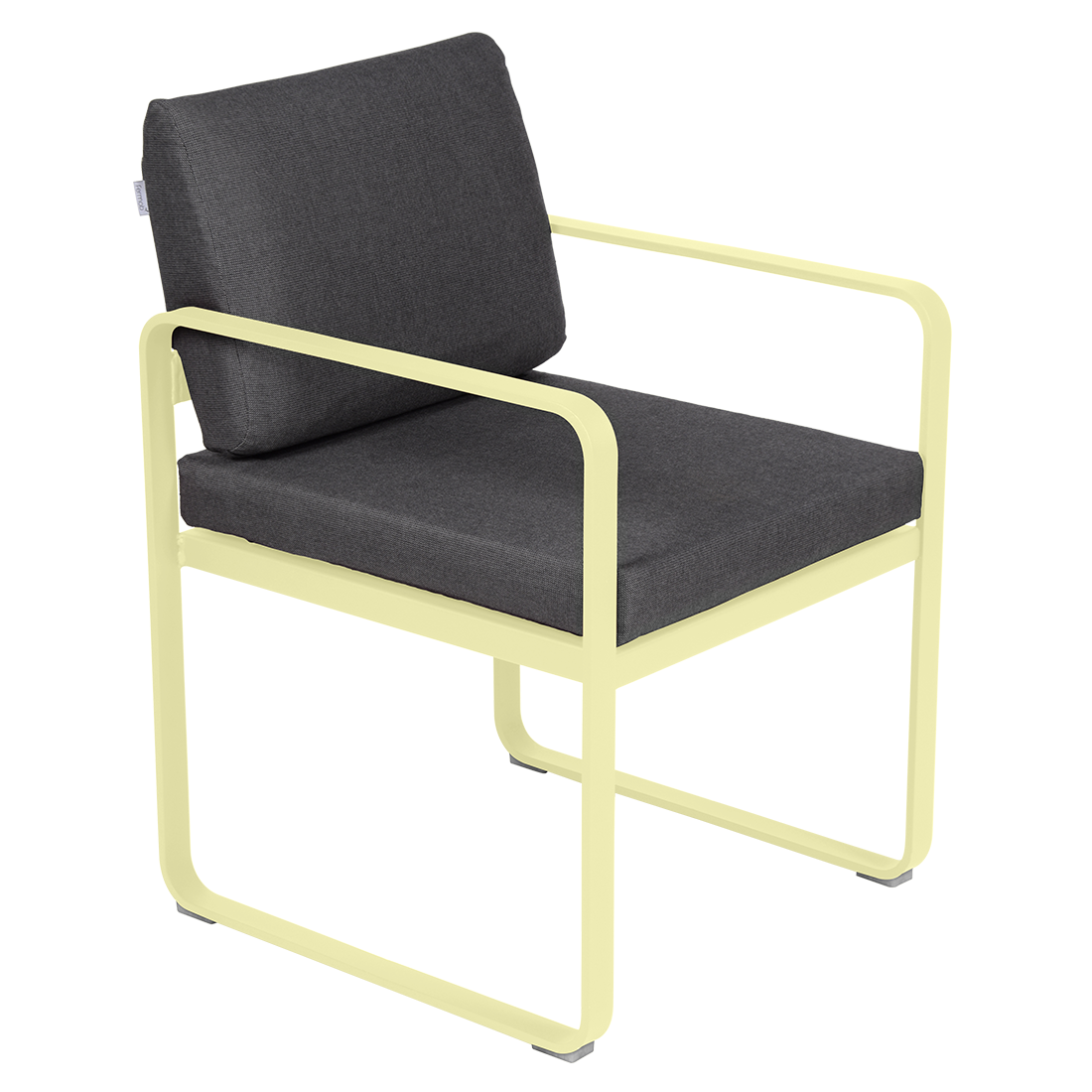 Fauteuil Bellevie Repas — Citron givré · Gris graphite