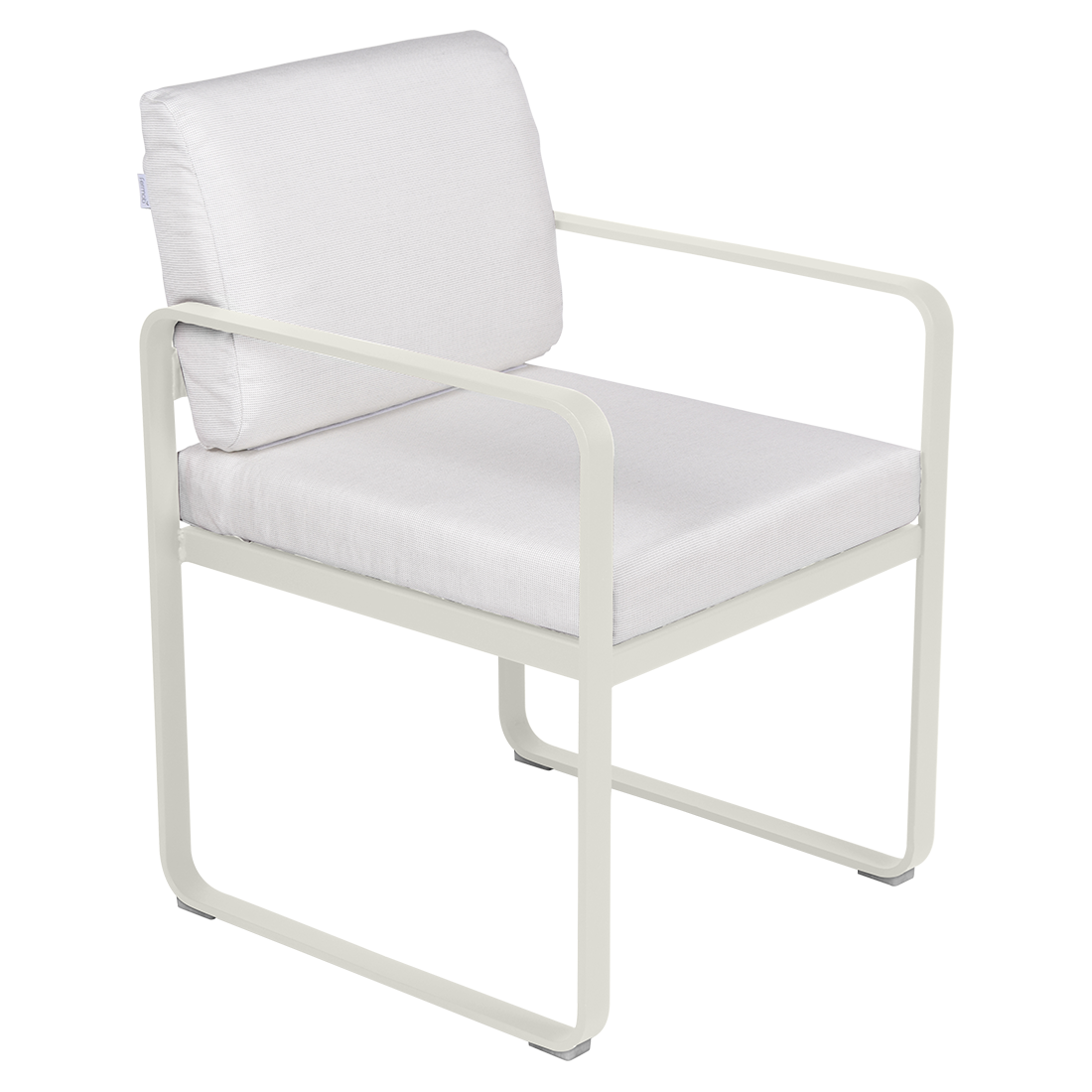 Fauteuil Bellevie Repas — Gris argile · Blanc grisé
