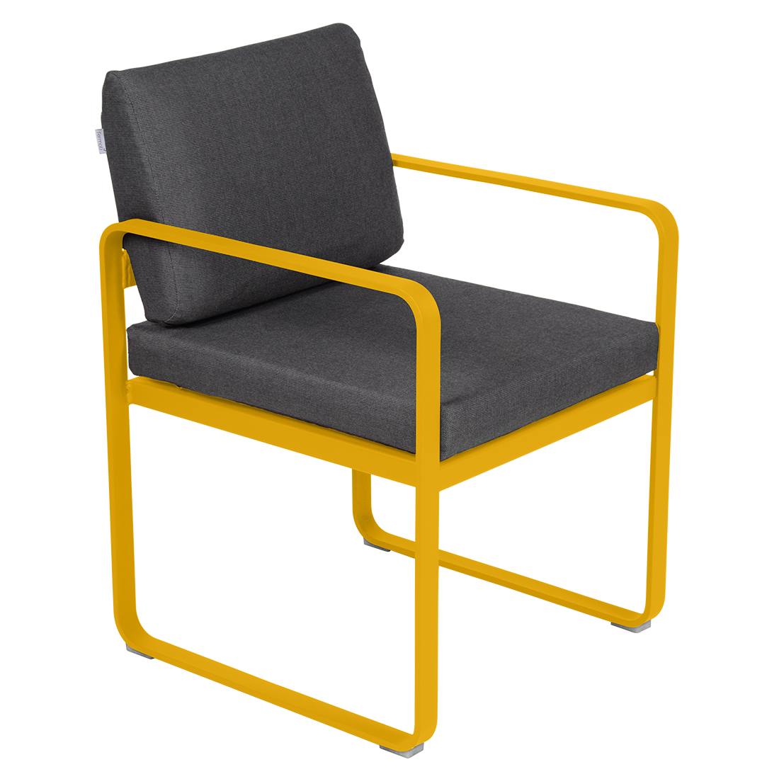 Fauteuil Bellevie Repas — Miel · Gris graphite