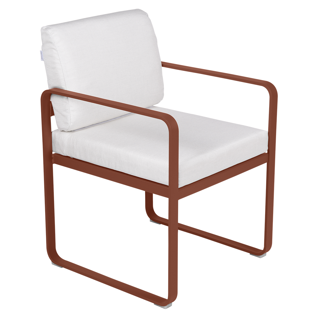 Fauteuil Bellevie Repas — Ocre rouge · Blanc grisé