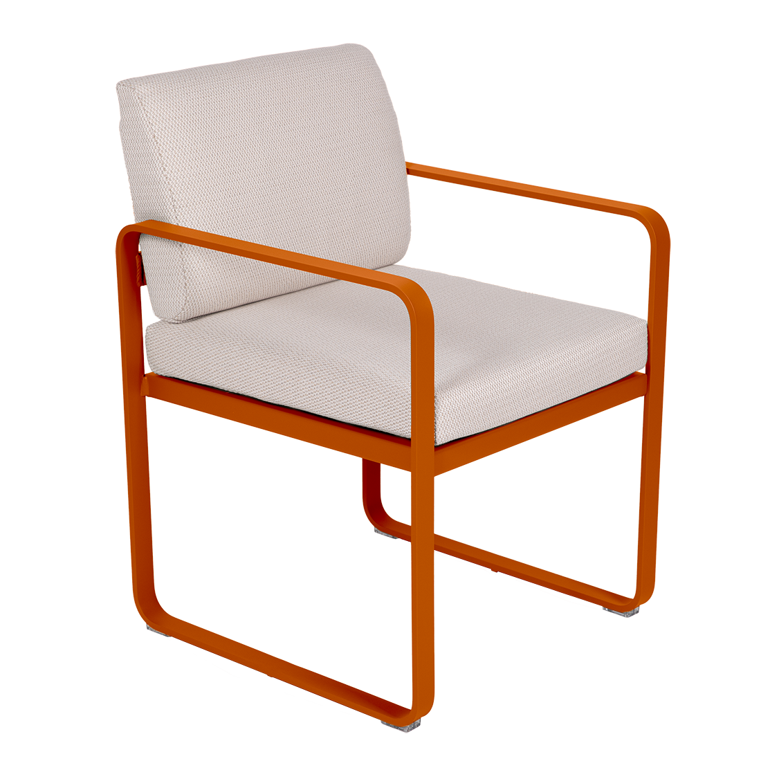 Fauteuil Bellevie Repas — Orange confite · Perle
