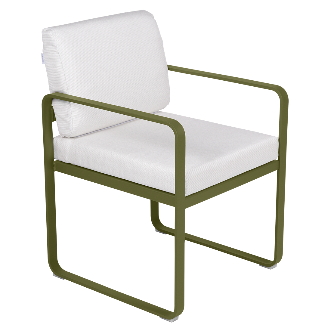 Fauteuil Bellevie Repas — Pesto · Blanc grisé