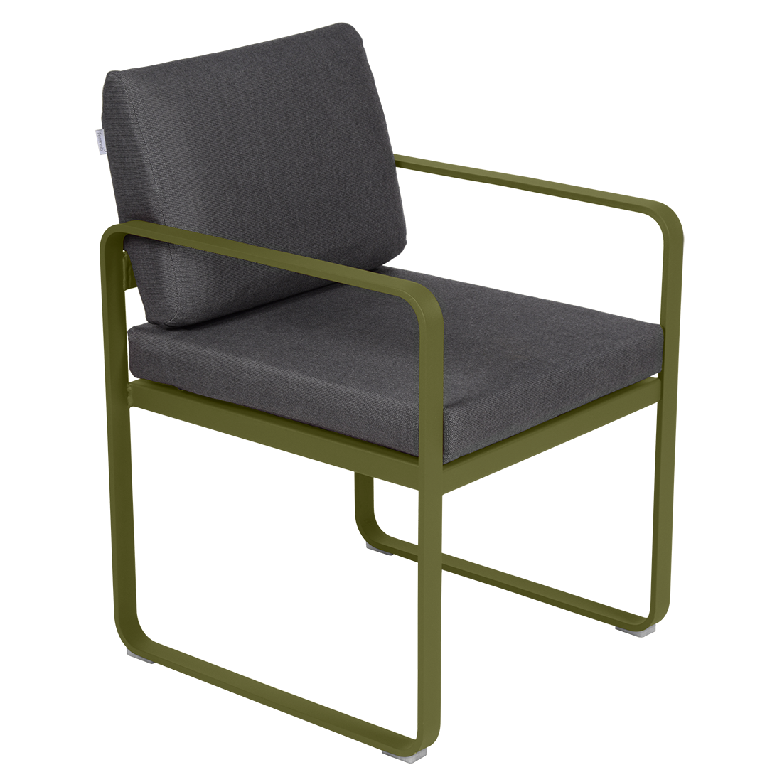Fauteuil Bellevie Repas — Pesto · Gris graphite