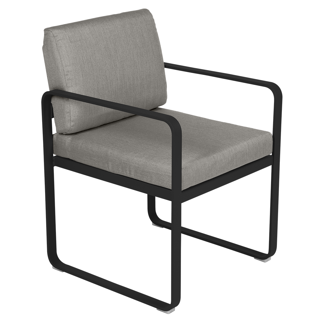 Fauteuil Bellevie Repas — Réglisse · Taupe grisé