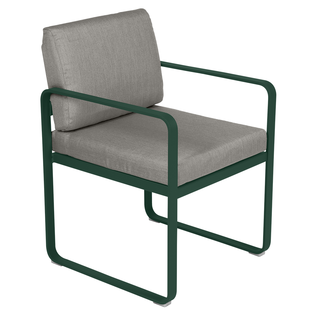 Fauteuil Bellevie Repas — Vert cèdre · Taupe grisé