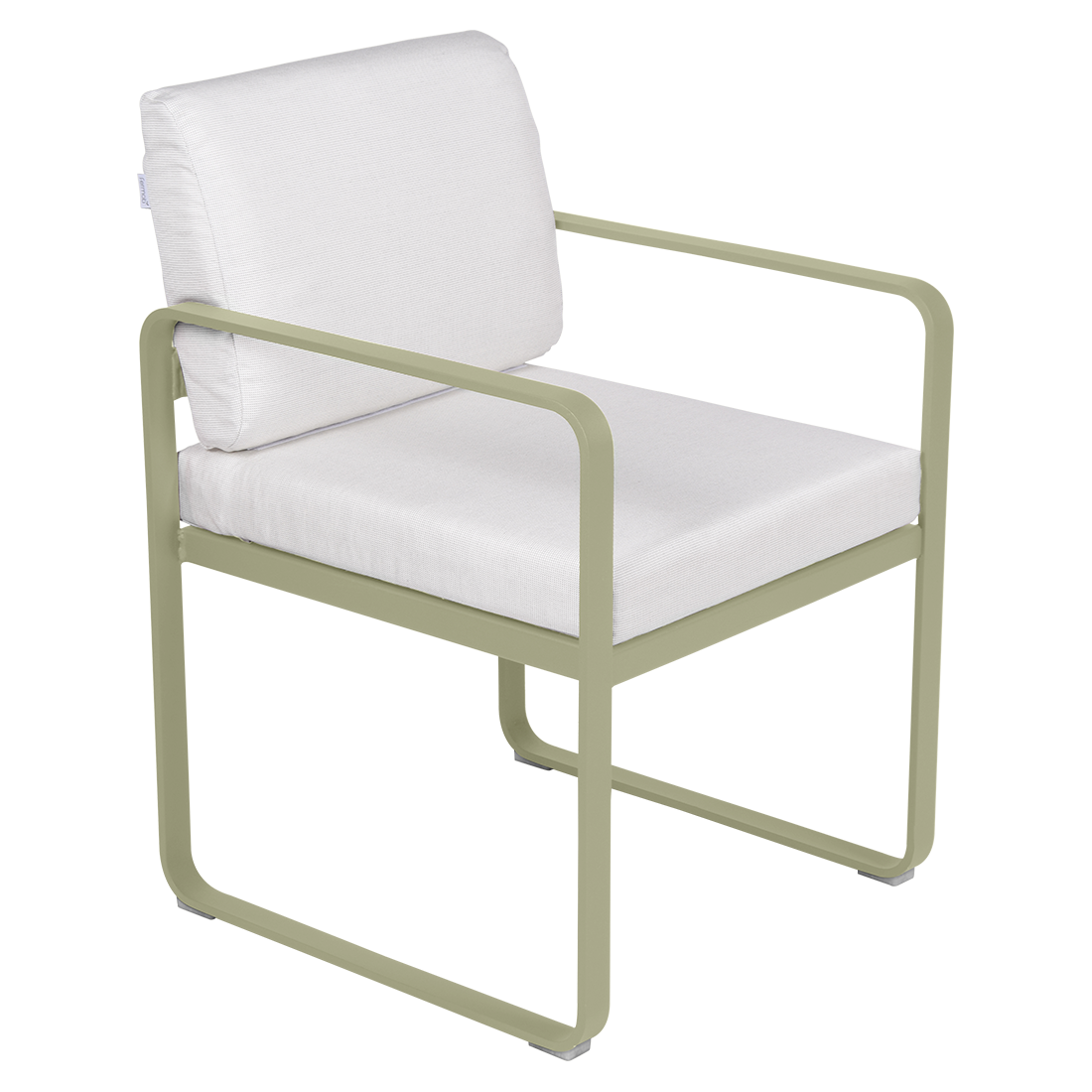 Fauteuil Bellevie Repas — Vert tilleul · Blanc grisé