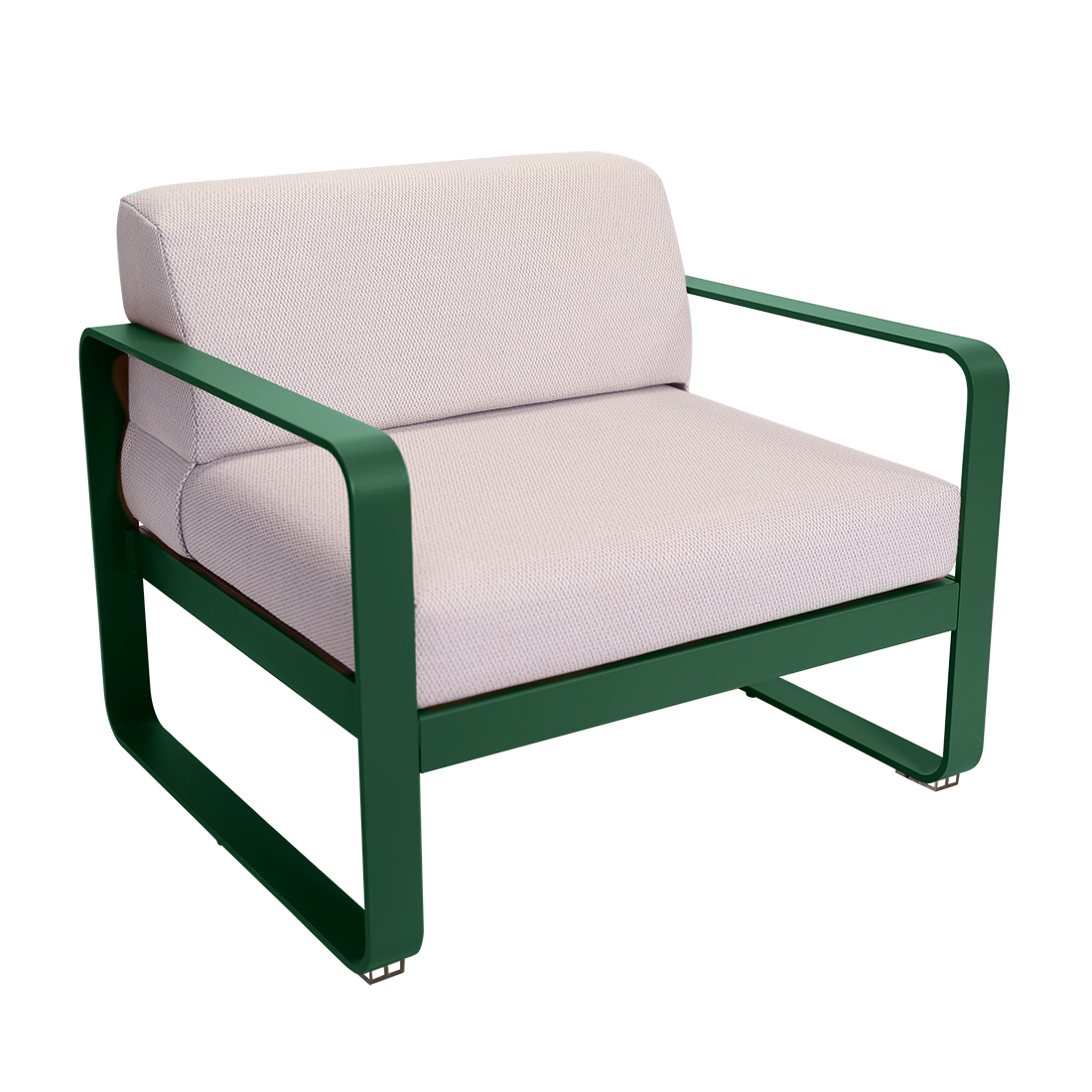 Fauteuil Bellevie — Vert cèdre · Perle