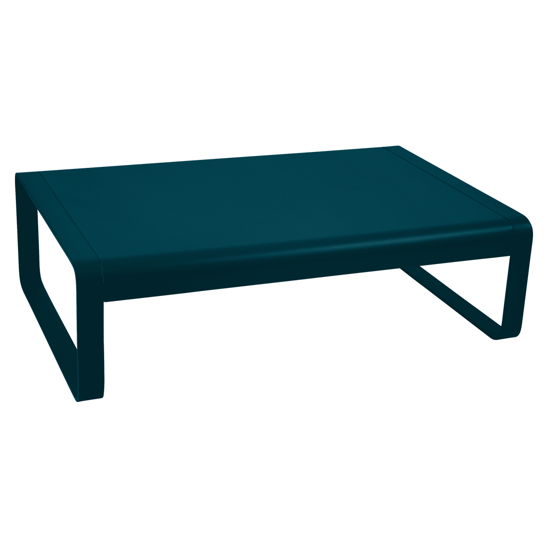 Table Bellevie 74 x 80 cm — Bleu acapulco