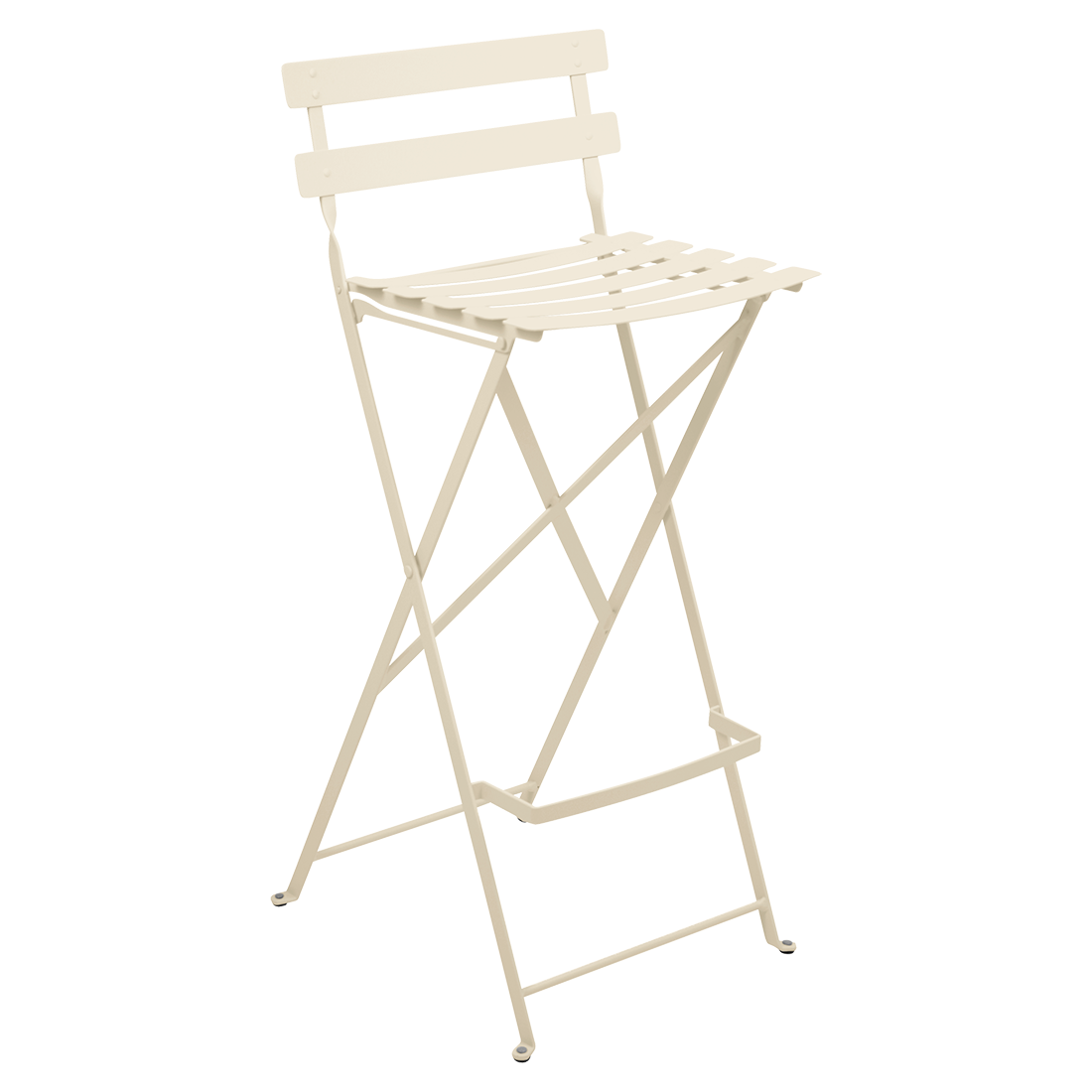 Chaise Bistro de Bar Pliante — Beige latte